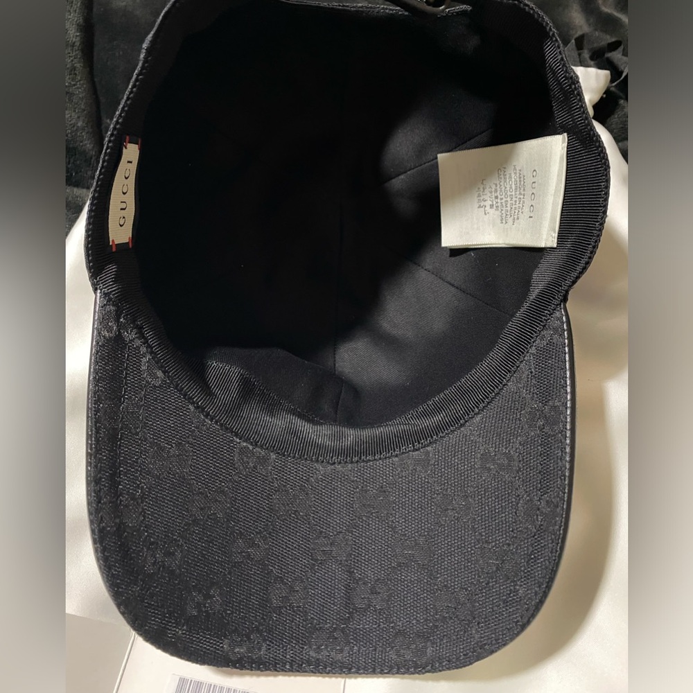 ORIGINAL GG CANVAS BASEBALL HAT WITH WEB BRAND NEW - Picture 3 of 7